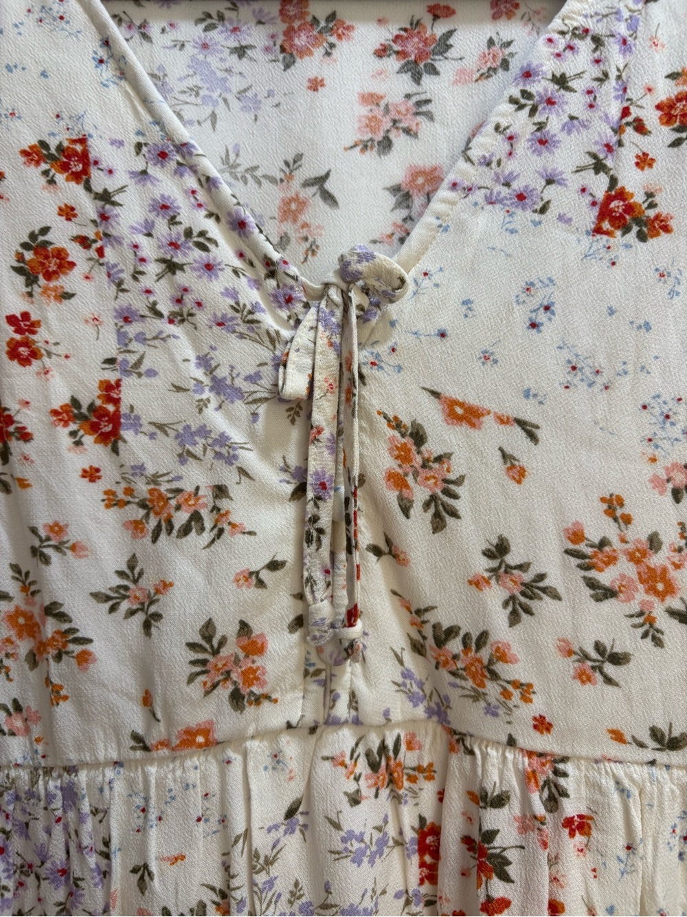 American Eagle Cottagecore patchwork baby doll dress - Picture 3 of 6